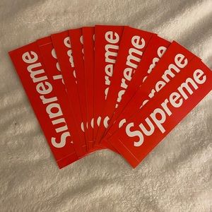 10 Box logo supreme stickers
